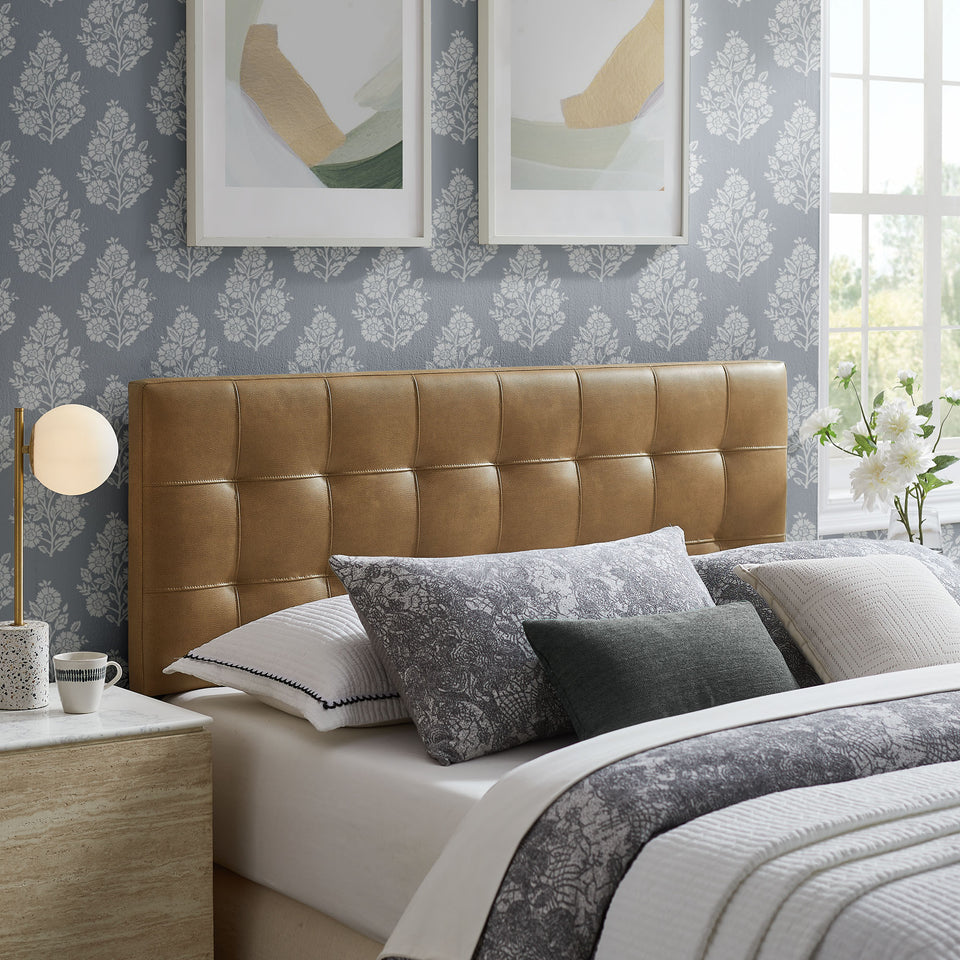 Lily Vegan Leather Full Size Headboard by Modway