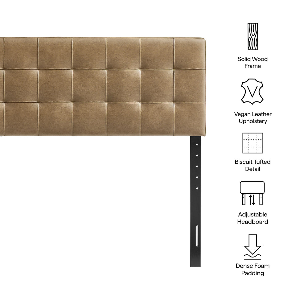Lily Vegan Leather Full Size Headboard by Modway