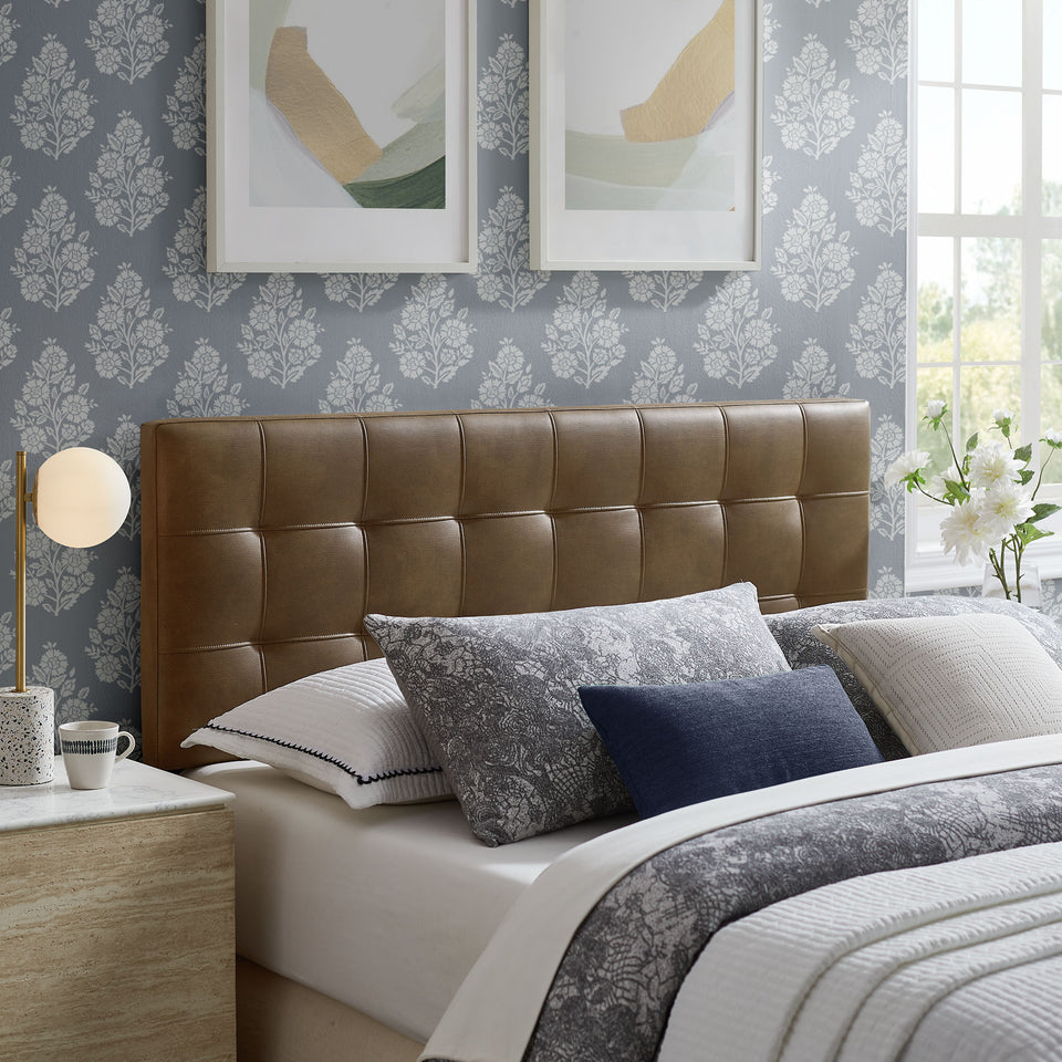 Lily Vegan Leather Queen Size Headboard by Modway