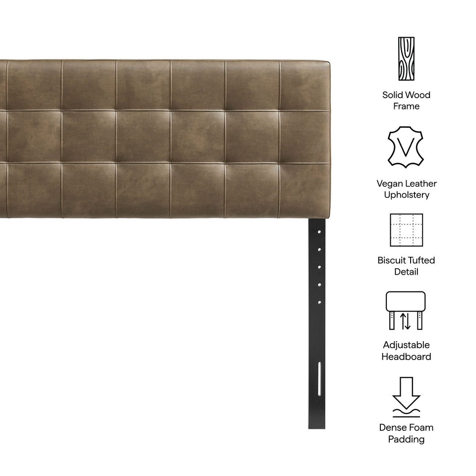 Lily Vegan Leather King Size Headboard by Modway