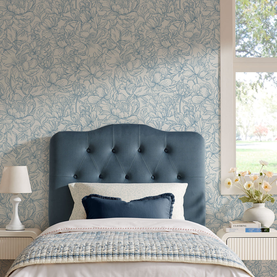Annabel Stain-Resistant Performance Velvet Twin Headboard by Modway