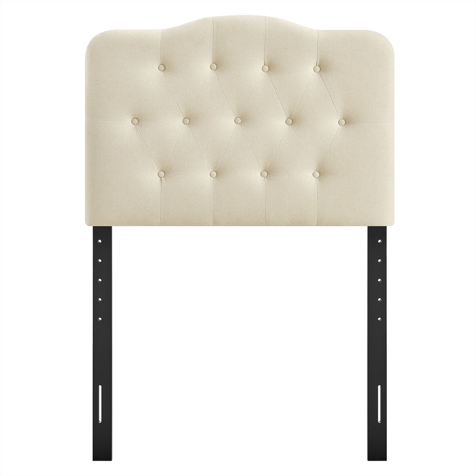 Annabel Premium Linen Blend Twin Headboard by Modway