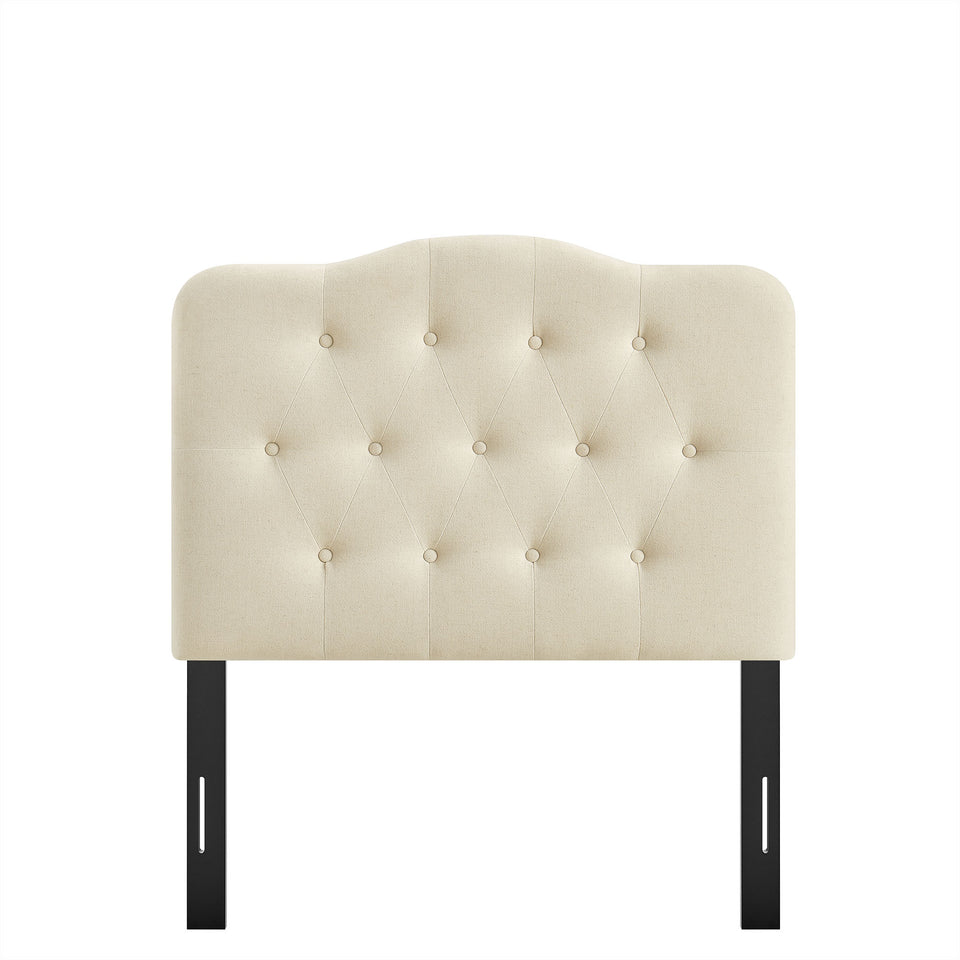 Annabel Premium Linen Blend Twin Headboard by Modway