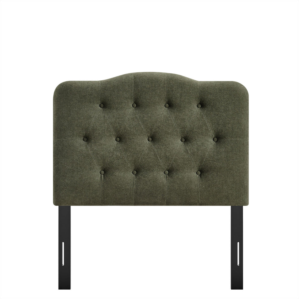 Annabel Premium Linen Blend Twin Headboard by Modway