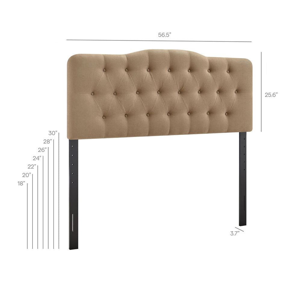 Annabel Premium Linen Blend Full Headboard by Modway