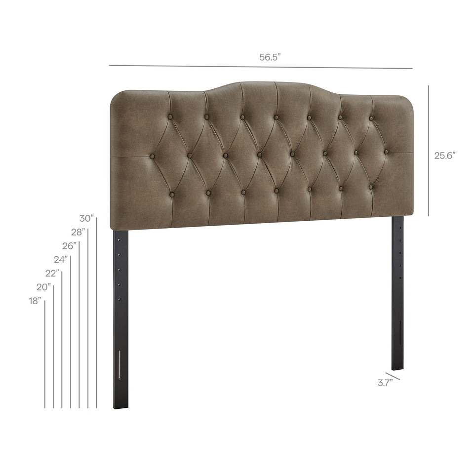 Annabel Vegan Leather Full Headboard by Modway