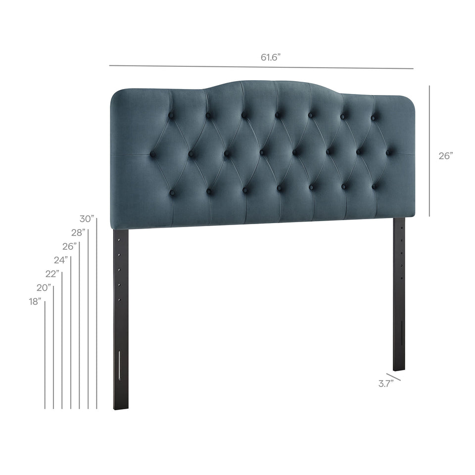 Annabel Stain-Resistant Performance Velvet Queen Headboard by Modway