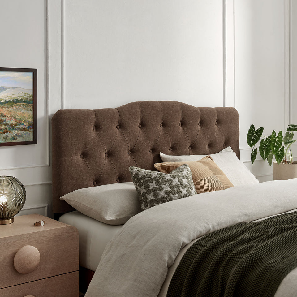 Annabel Premium Linen Blend Queen Headboard by Modway
