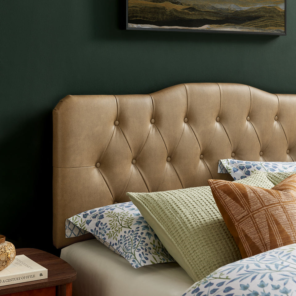 Annabel Faux Leather Queen Headboard by Modway