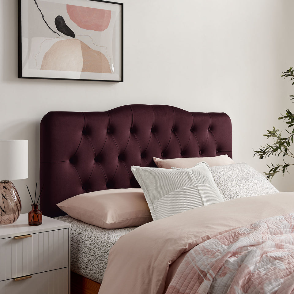 Annabel Stain-Resistant Performance Velvet King Headboard by Modway