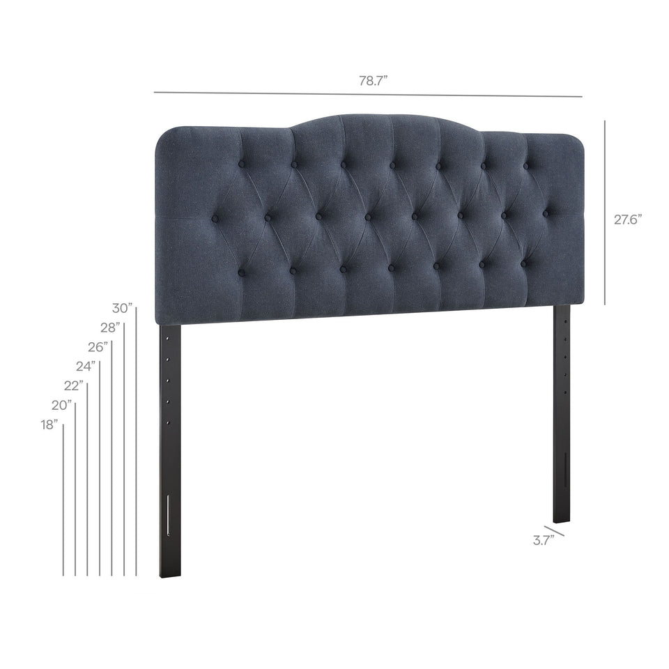 Annabel Premium Linen Blend King Headboard by Modway