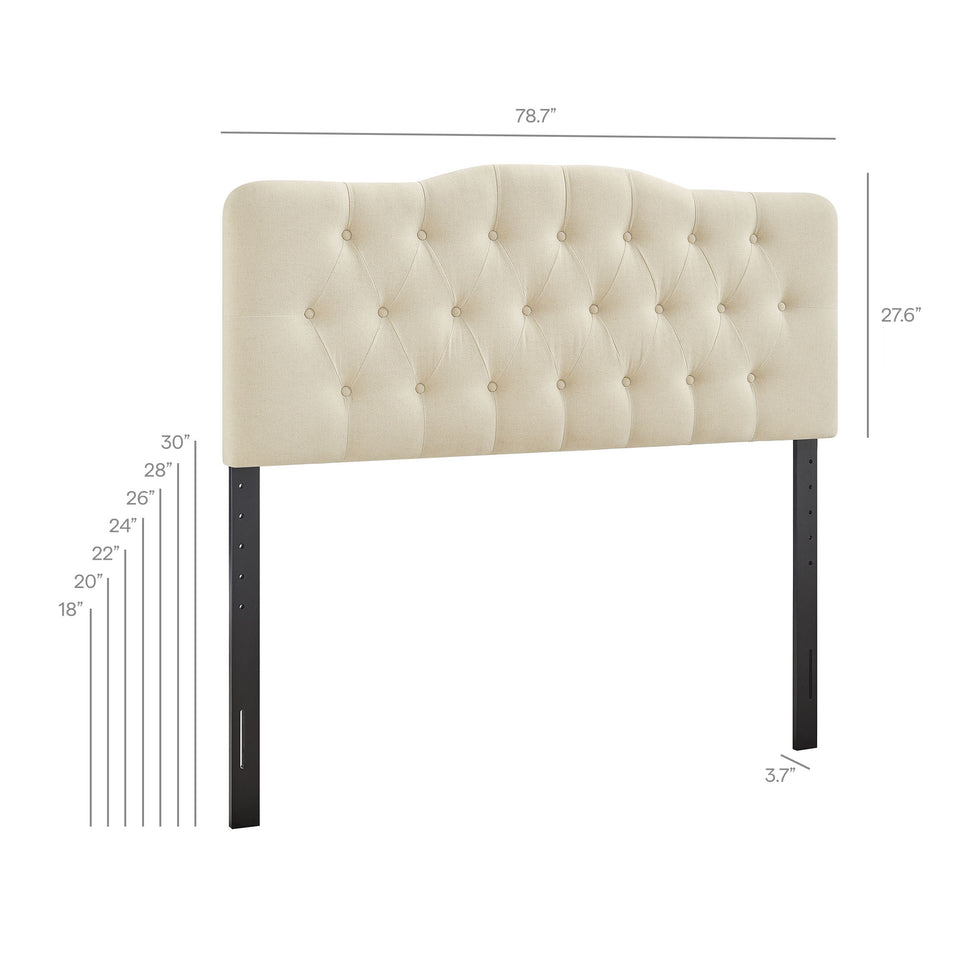 Annabel Premium Linen Blend King Headboard by Modway