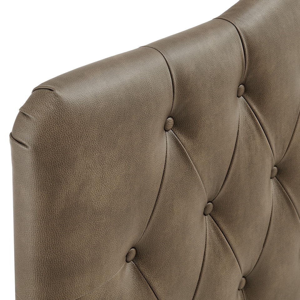 Annabel Vegan Leather King Headboard by Modway