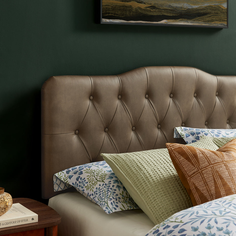 Annabel Vegan Leather King Headboard by Modway
