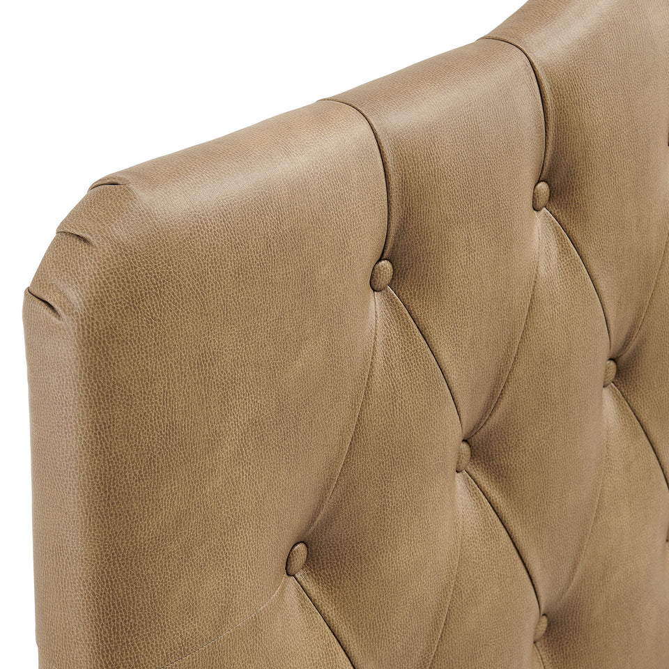 Annabel Vegan Leather King Headboard by Modway