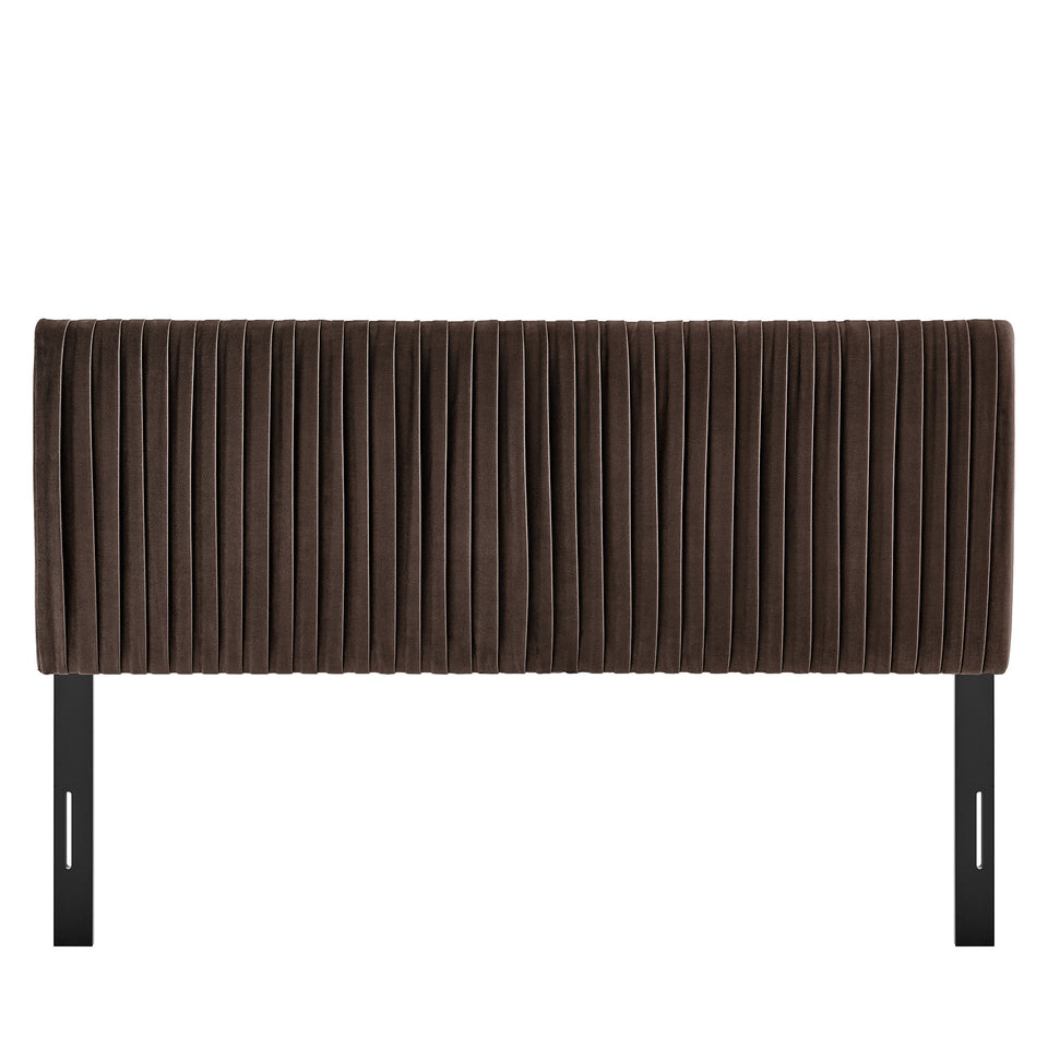 Eloise Stain-Resistant Performance Velvet Full Headboard by Modway