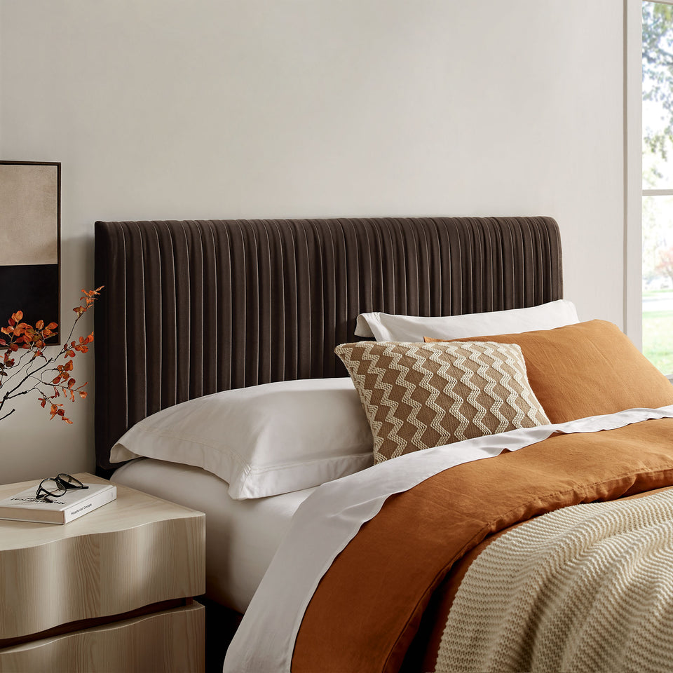 Eloise Stain-Resistant Performance Velvet Full Headboard by Modway