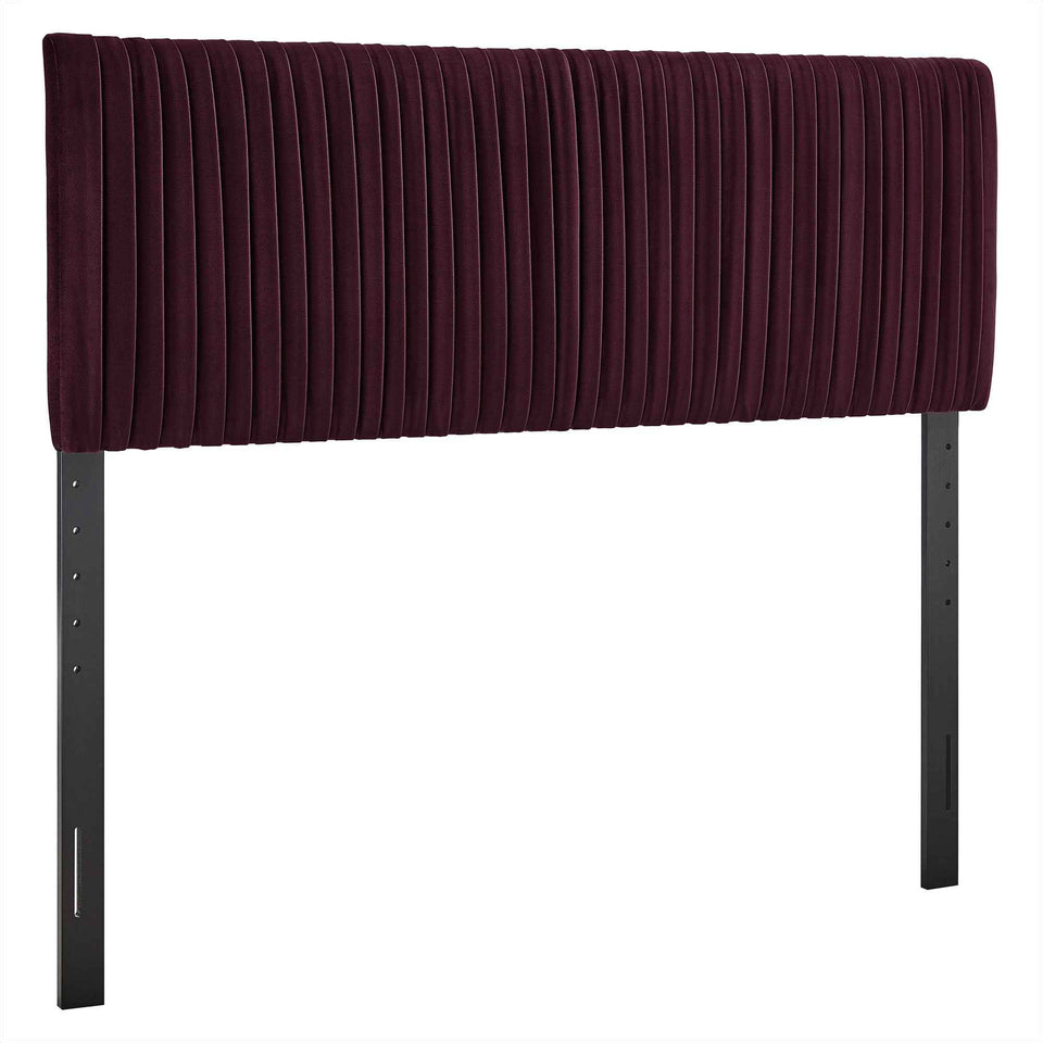 Eloise Stain-Resistant Performance Velvet King Headboard by Modway
