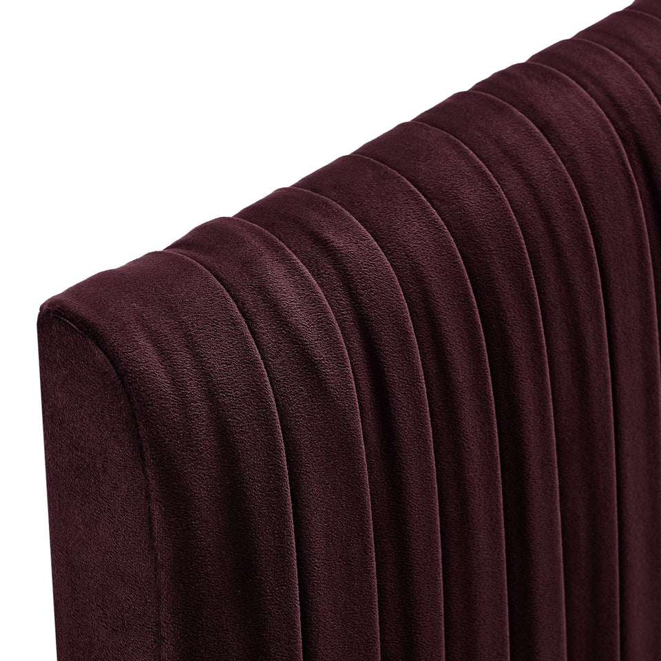 Eloise Stain-Resistant Performance Velvet King Headboard by Modway