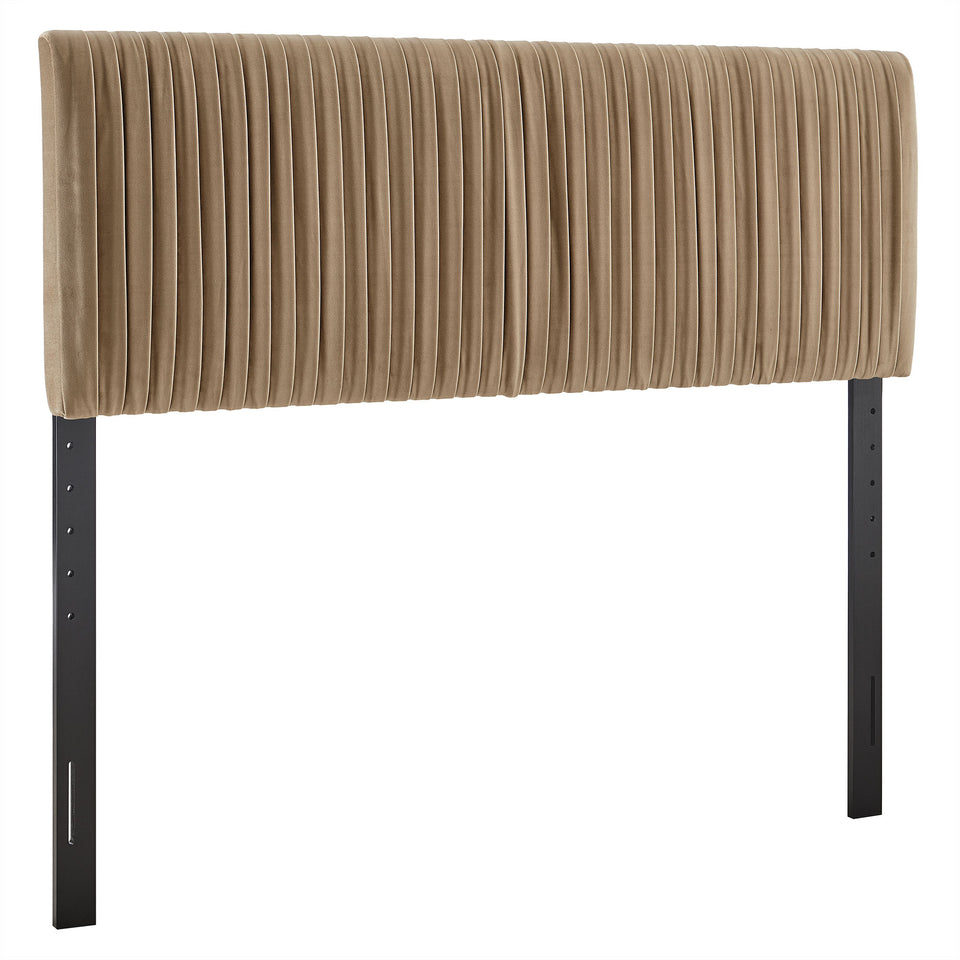 Eloise Stain-Resistant Performance Velvet King Headboard by Modway