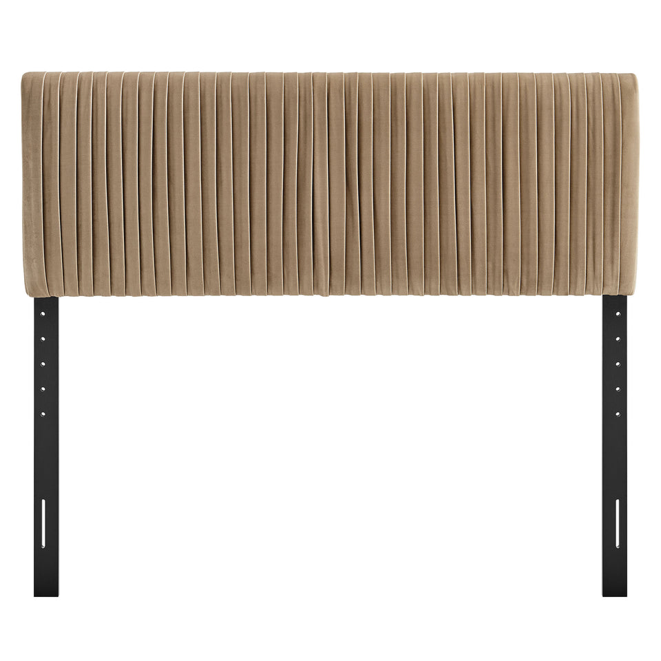 Eloise Stain-Resistant Performance Velvet King Headboard by Modway