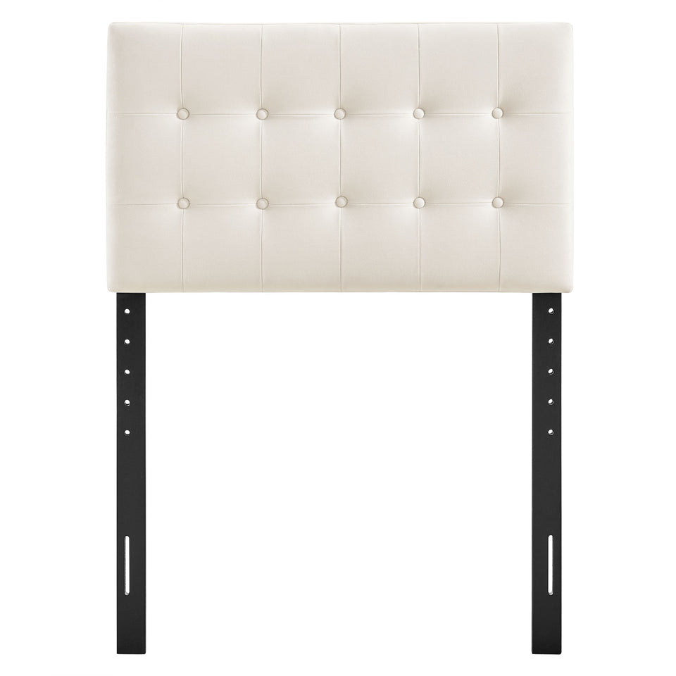 Emily Stain-Resistant Performance Velvet Twin Size Headboard by Modway