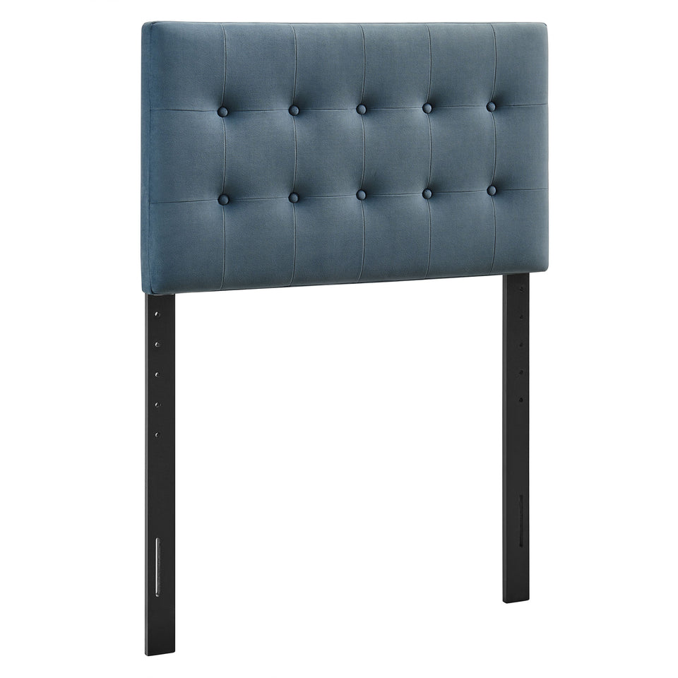 Emily Stain-Resistant Performance Velvet Twin Size Headboard by Modway