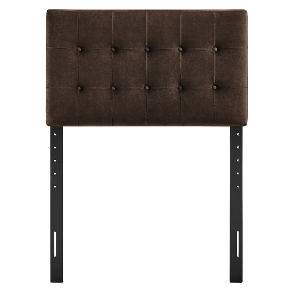 Emily Stain-Resistant Performance Velvet Twin Size Headboard by Modway