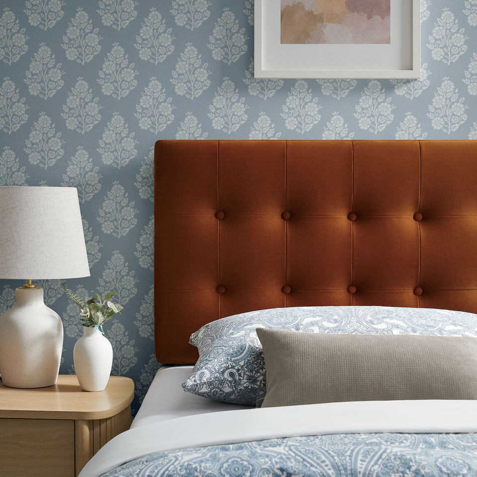 Emily Stain-Resistant Performance Velvet Twin Size Headboard by Modway