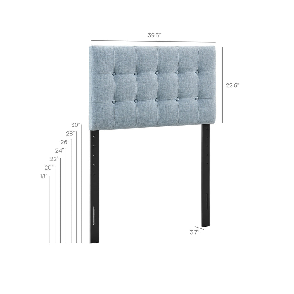 Emily Fabric Upholstered Twin Size Headboard by Modway