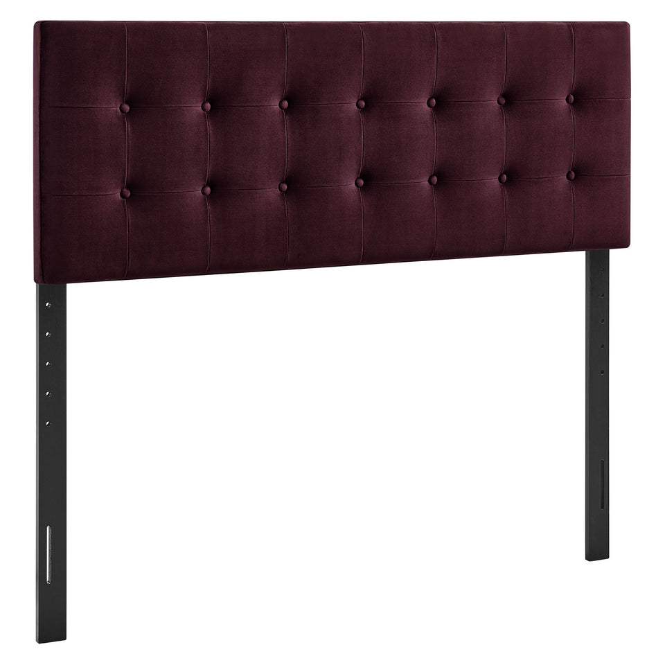 Emily Stain-Resistant Performance Velvet Full Size Headboard by Modway