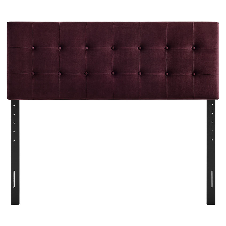 Emily Stain-Resistant Performance Velvet Full Size Headboard by Modway