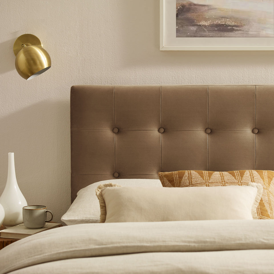 Emily Stain-Resistant Performance Velvet Full Size Headboard by Modway