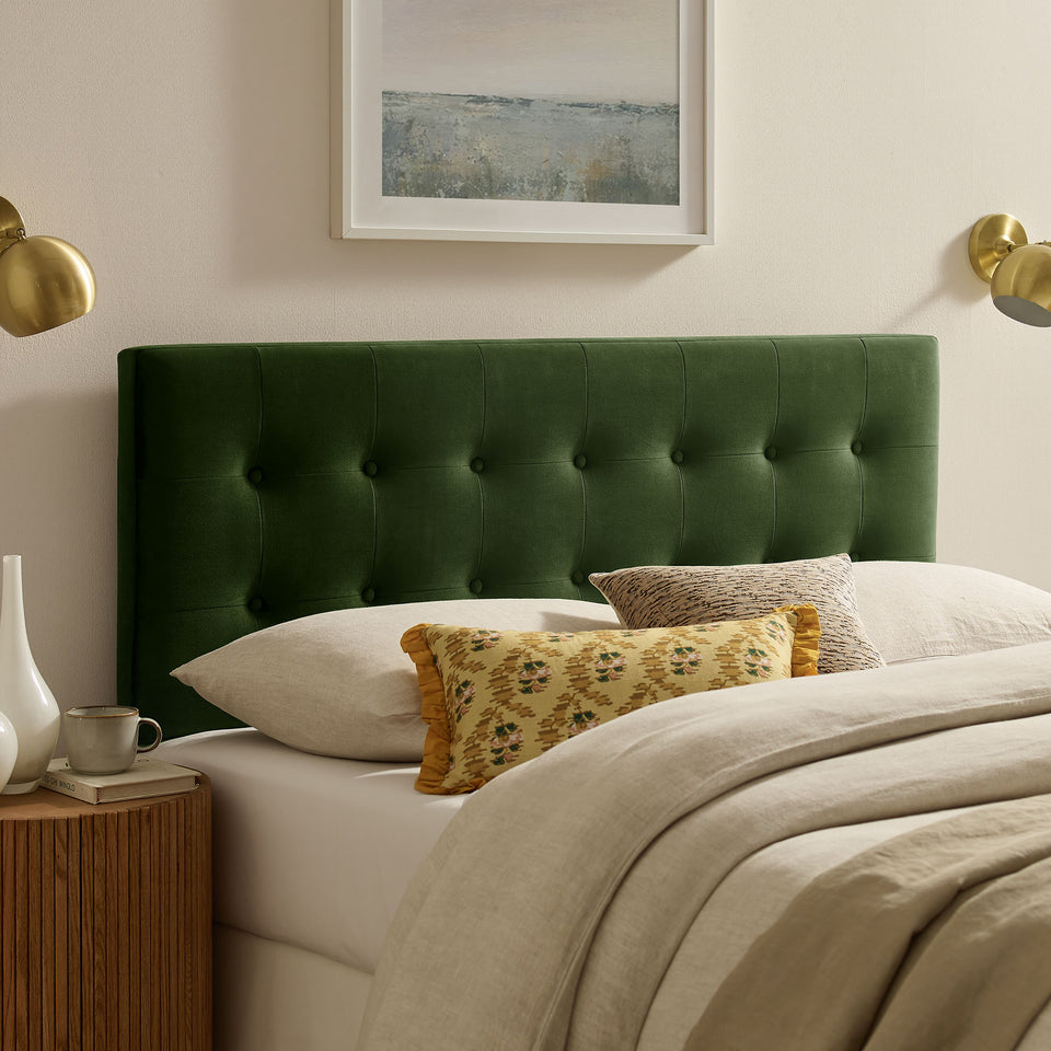 Emily Stain-Resistant Performance Velvet Queen Size Headboard by Modway