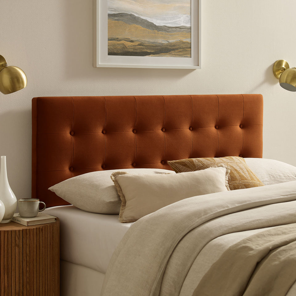 Emily Stain-Resistant Performance Velvet Queen Size Headboard by Modway