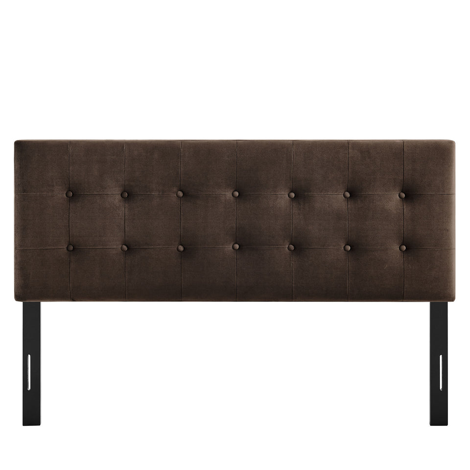 Emily Stain-Resistant Performance Velvet King Size Headboard by Modway