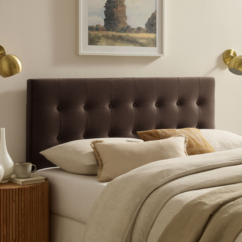 Emily Stain-Resistant Performance Velvet King Size Headboard by Modway