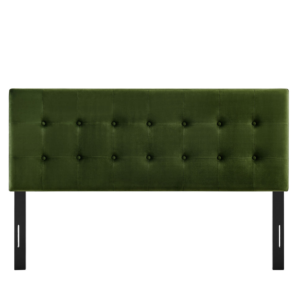 Emily Stain-Resistant Performance Velvet King Size Headboard by Modway