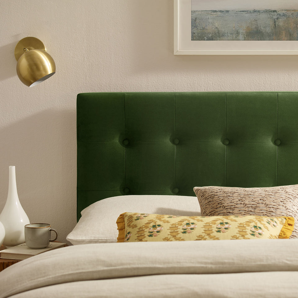 Emily Stain-Resistant Performance Velvet King Size Headboard by Modway