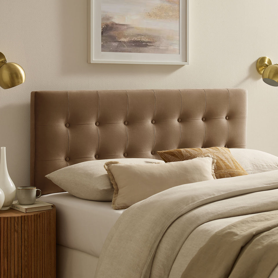 Emily Stain-Resistant Performance Velvet King Size Headboard by Modway
