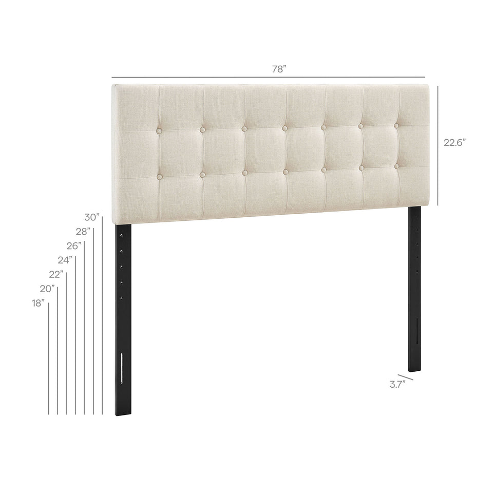 Emily Fabric Upholstered King Size Headboard by Modway