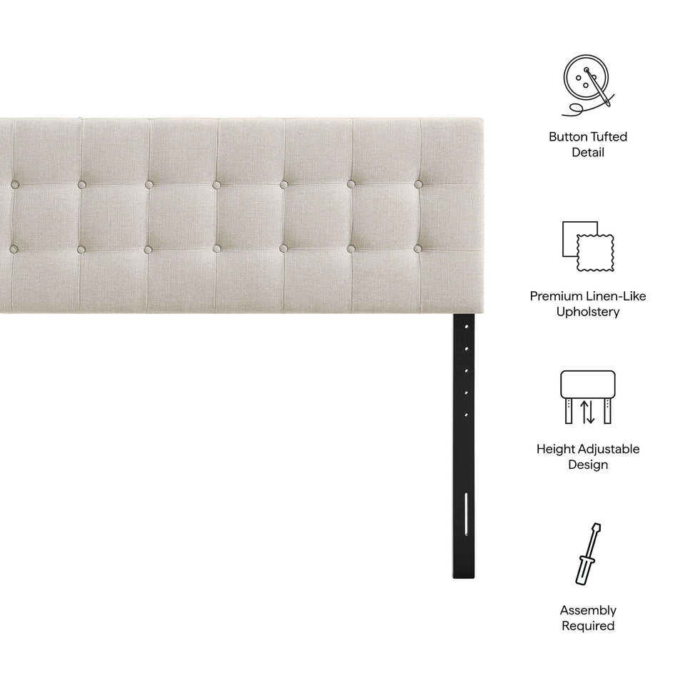 Emily Fabric Upholstered King Size Headboard by Modway
