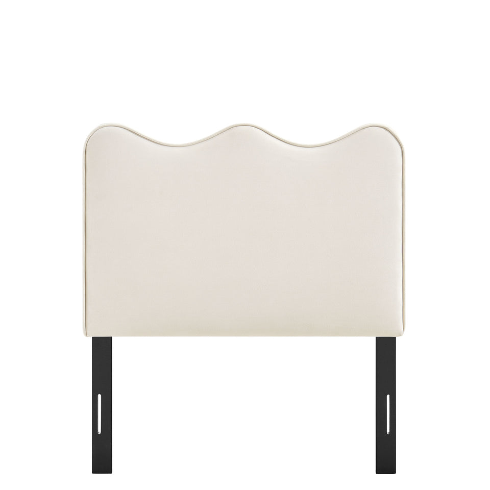 Athena Stain-Resistant Performance Velvet Twin Size Headboard by Modway