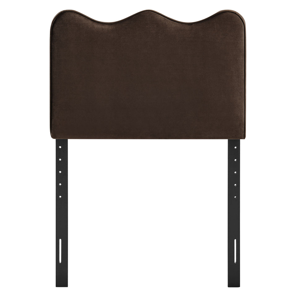 Athena Stain-Resistant Performance Velvet Twin Size Headboard by Modway