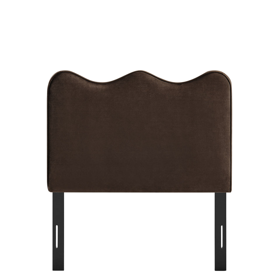 Athena Stain-Resistant Performance Velvet Twin Size Headboard by Modway