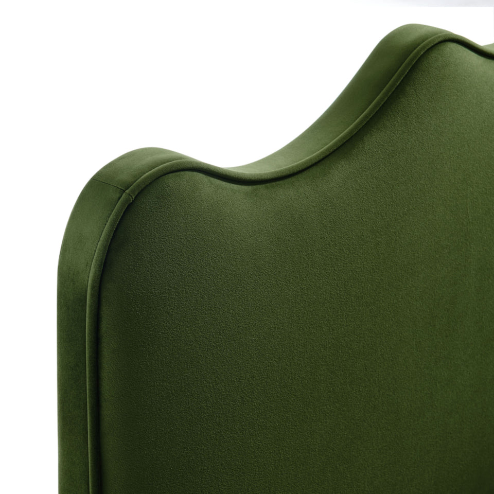 Athena Stain-Resistant Performance Velvet Twin Size Headboard by Modway