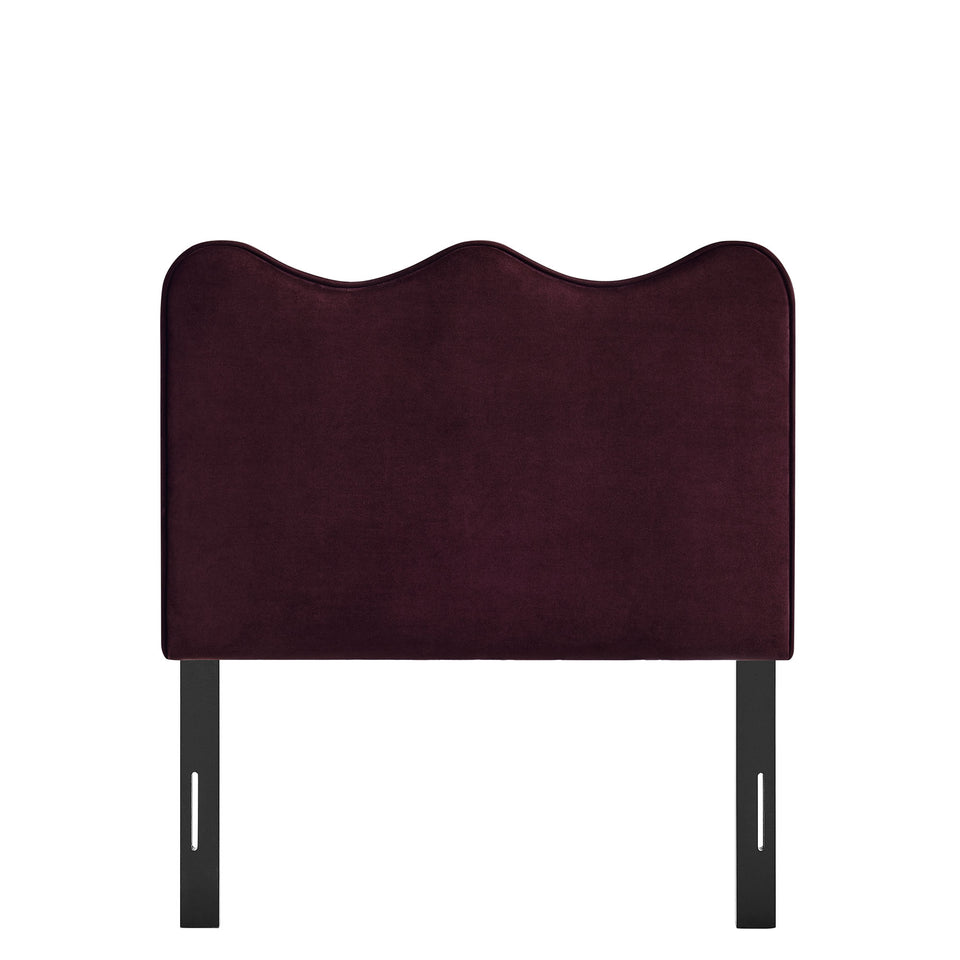 Athena Stain-Resistant Performance Velvet Twin Size Headboard by Modway