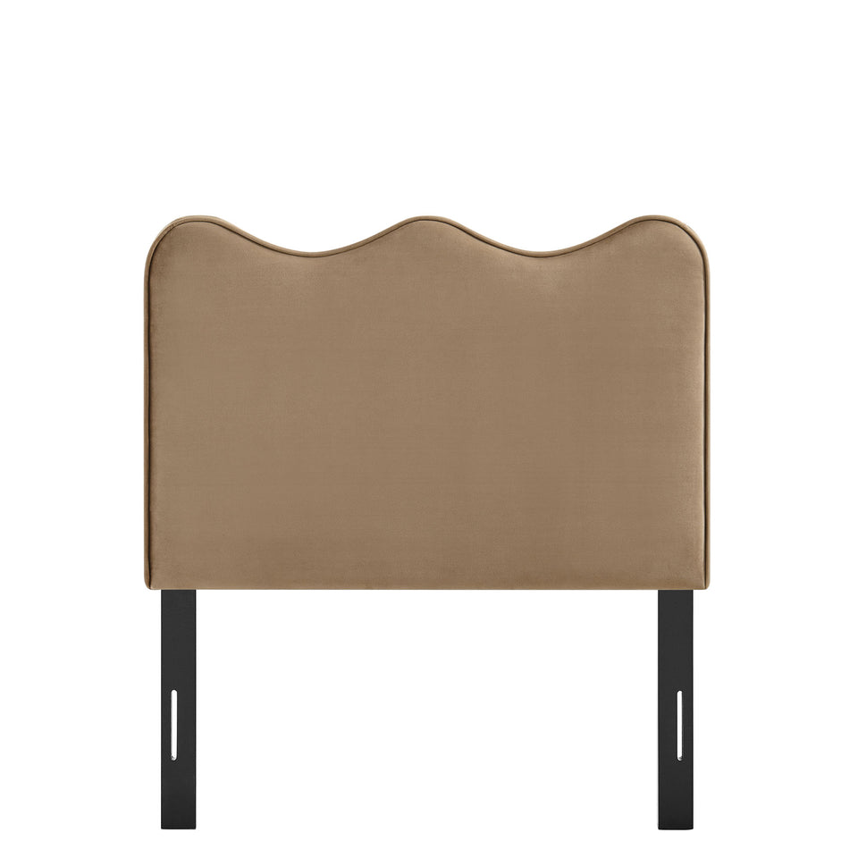 Athena Stain-Resistant Performance Velvet Twin Size Headboard by Modway