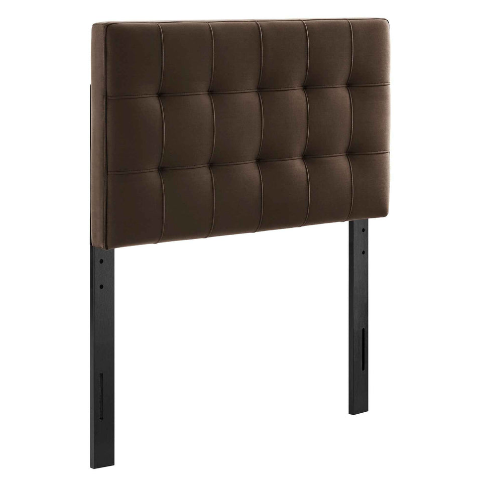 Lily Stain-Resistant Performance Velvet Twin Size Headboard by Modway