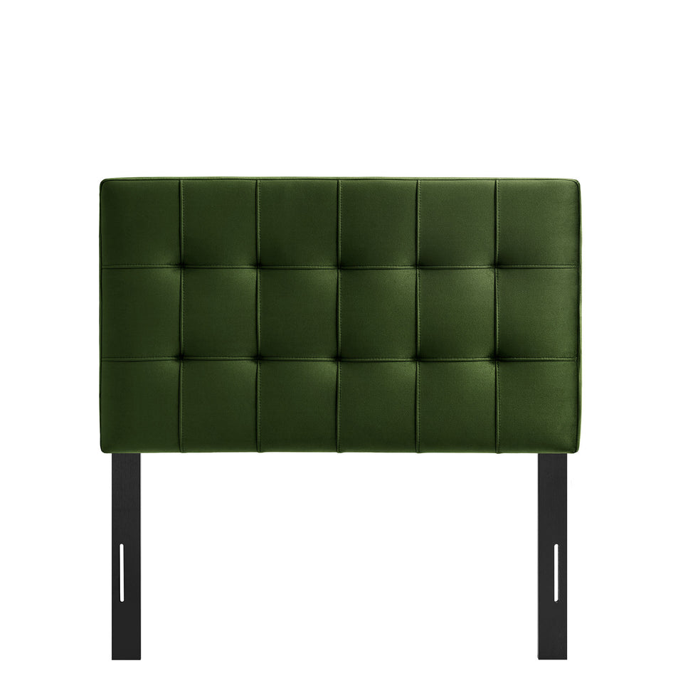 Lily Stain-Resistant Performance Velvet Twin Size Headboard by Modway